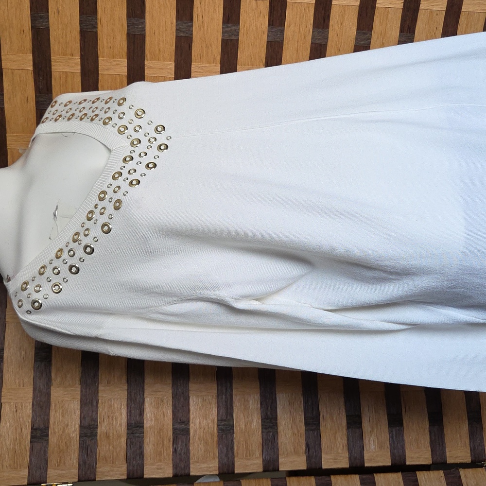 NWT! Ruby Rd Gold Rivet Sweater - Picture 4 of 11